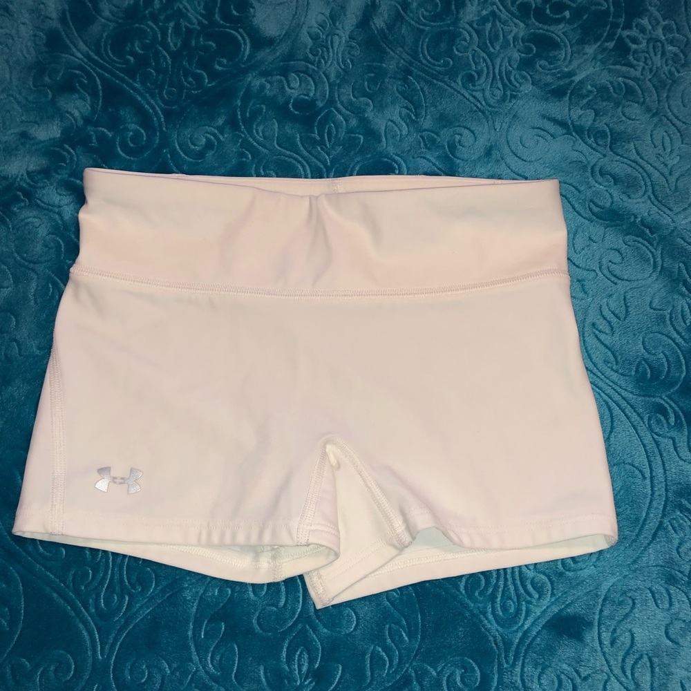 Under armer white compression shorts size xs